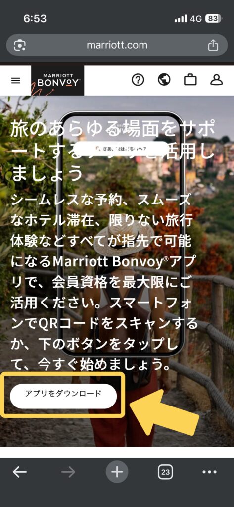 公式サイトからのダウンロード