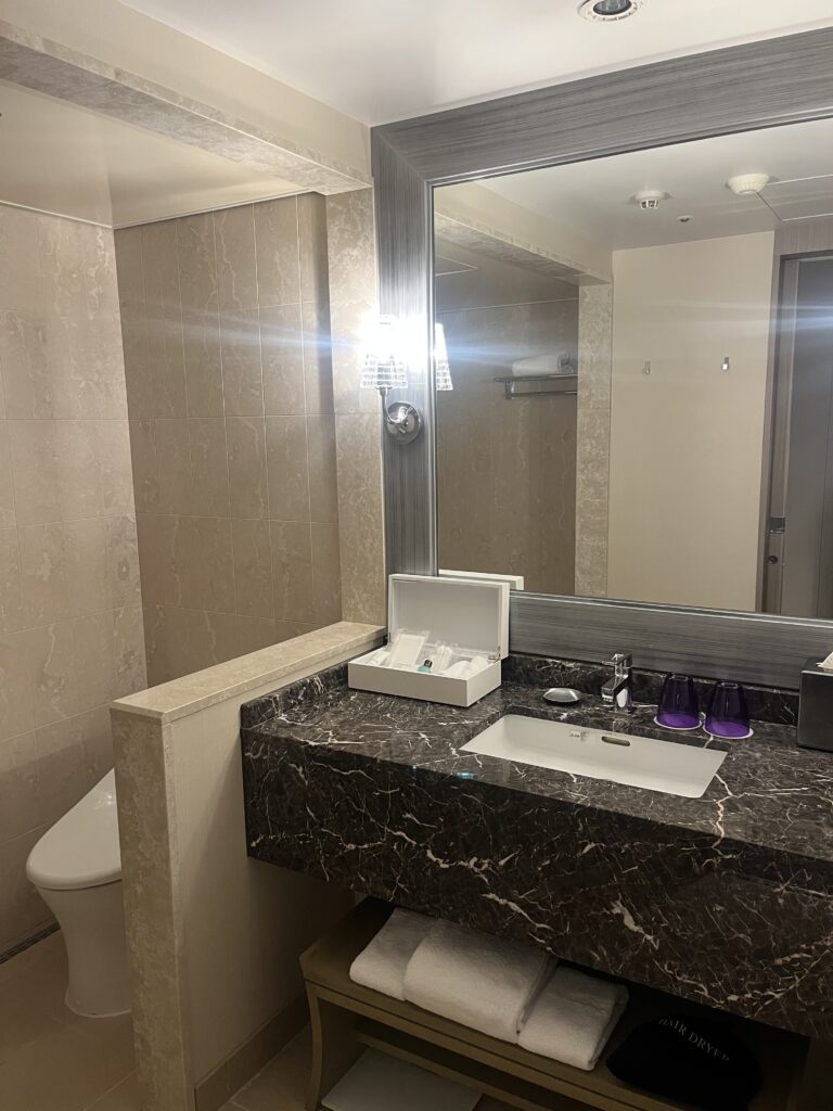 東京マリオットホテル　洗面台

