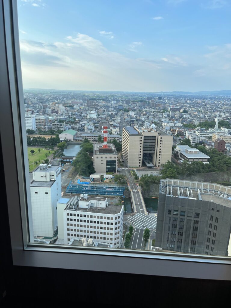 ホテルからの眺め