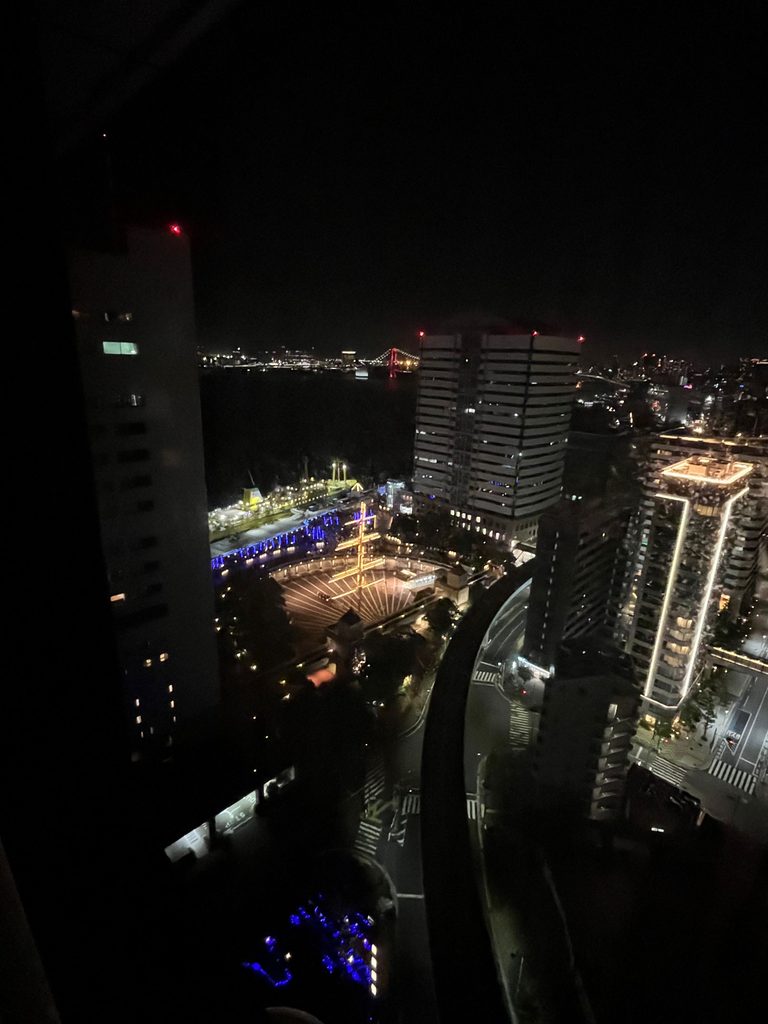 夜景　レインボーブリッジ側