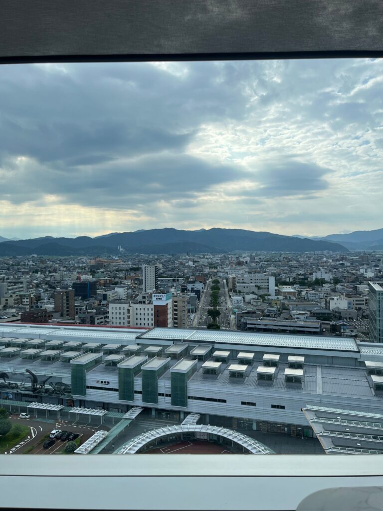 レストランからの景色