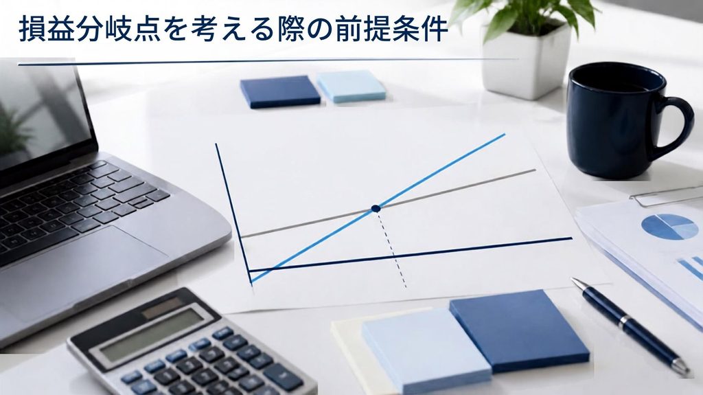 損益分岐点を考える際の前提条件